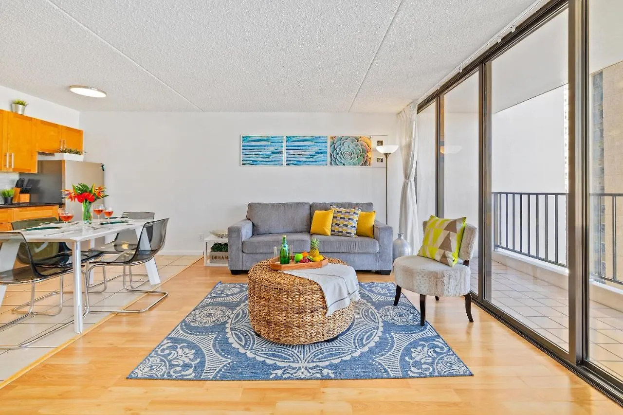 Aloha Getaway, Ocean View Condo Near Waikiki Beach With Free Parking Honolulu United States