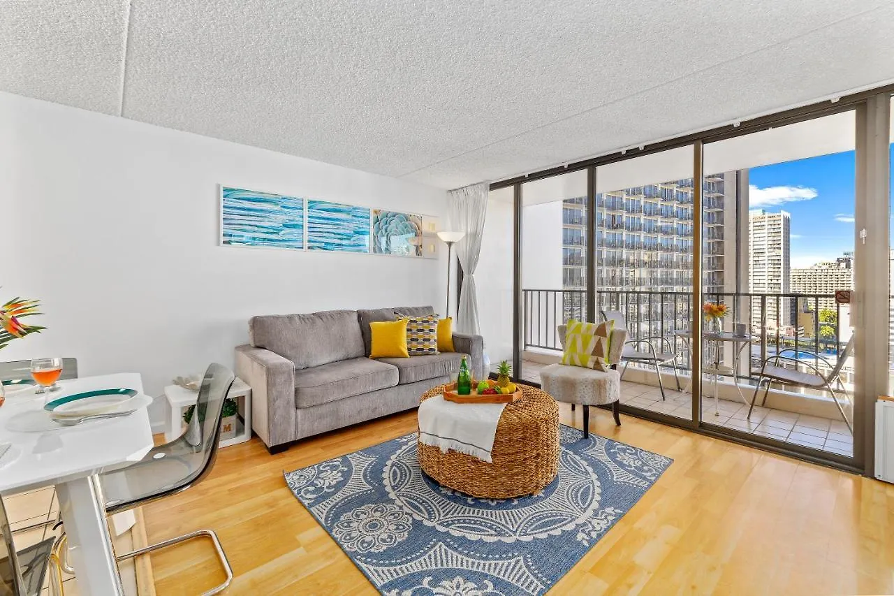 Apartment Aloha Getaway, Ocean View Condo Near Waikiki Beach With Free Parking Honolulu United States