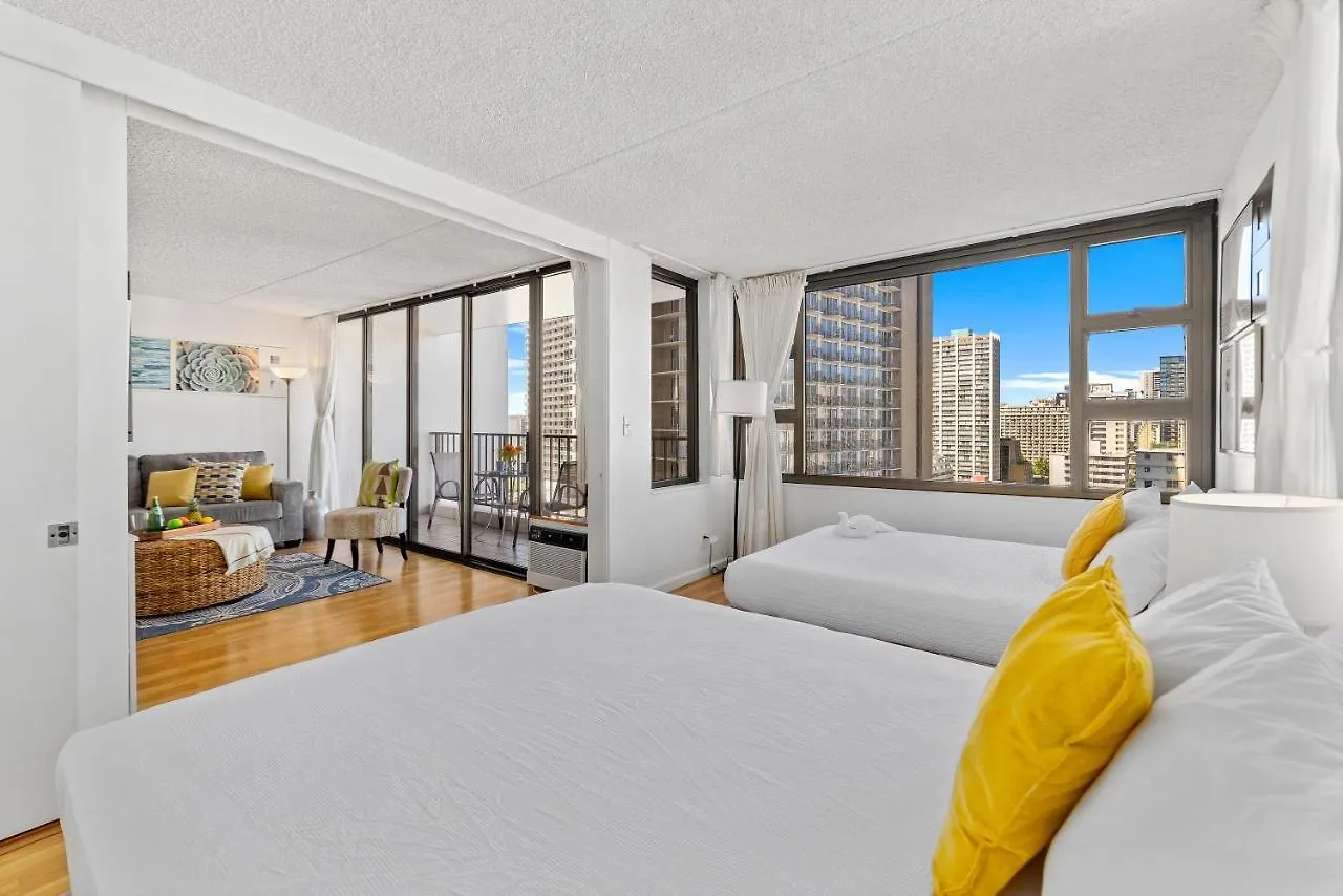 Aloha Getaway, Ocean View Condo Near Waikiki Beach With Free Parking Honolulu