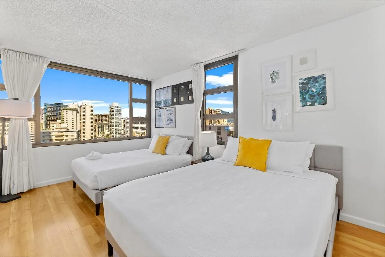 Aloha Getaway, Ocean View Condo Near Waikiki Beach With Free Parking Honolulu