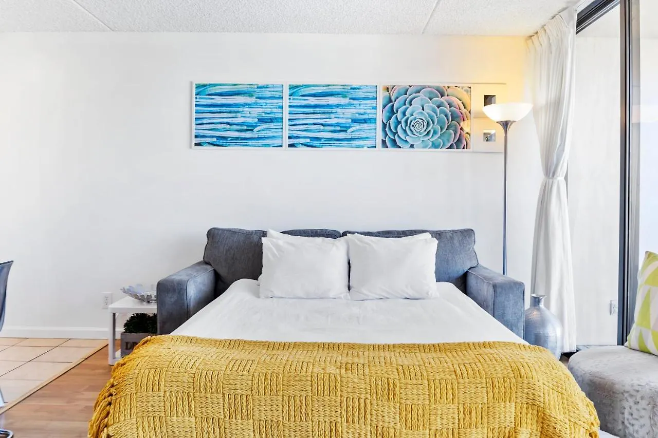 Apartmán Aloha Getaway, Ocean View Condo Near Waikiki Beach With Free Parking Honolulu USA